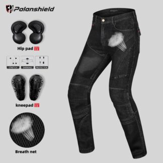 Summer Riding breath Net Motorcycle Riding Jeans Outdoor  Man Pants Motocross Motorbike Cycling Trousers with Protective Gear